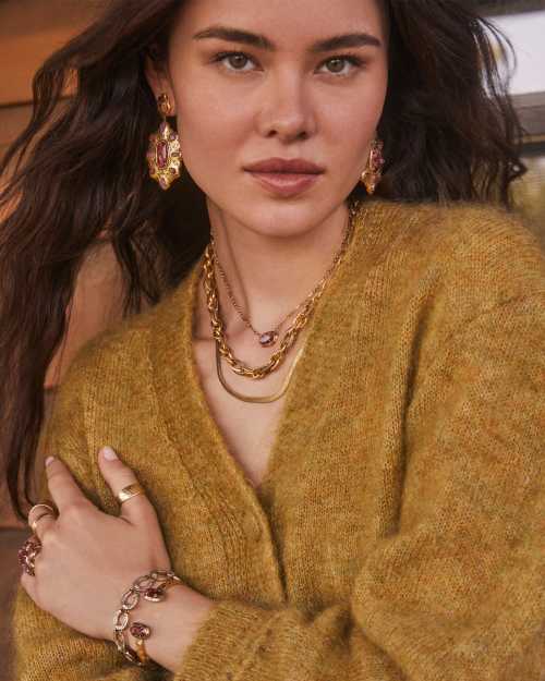  Melina Link And Chain Necklace