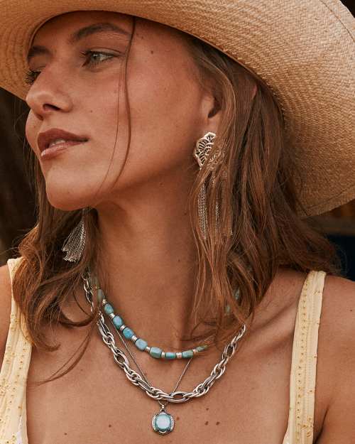  Melinda Beaded Multi Strand Necklace