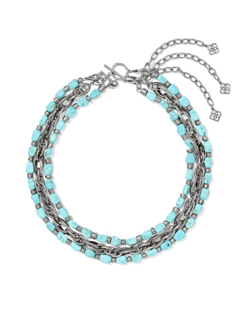  Melinda Beaded Multi Strand Necklace