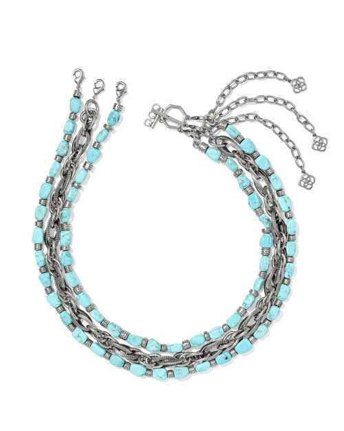  Melinda Beaded Multi Strand Necklace