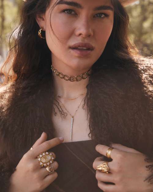  Noble Horseshoe Statement Ring