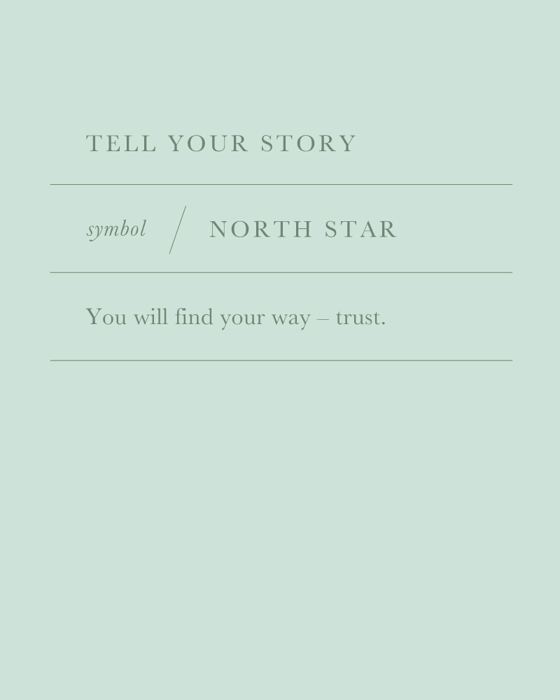  North Star Charm In Rose Gold