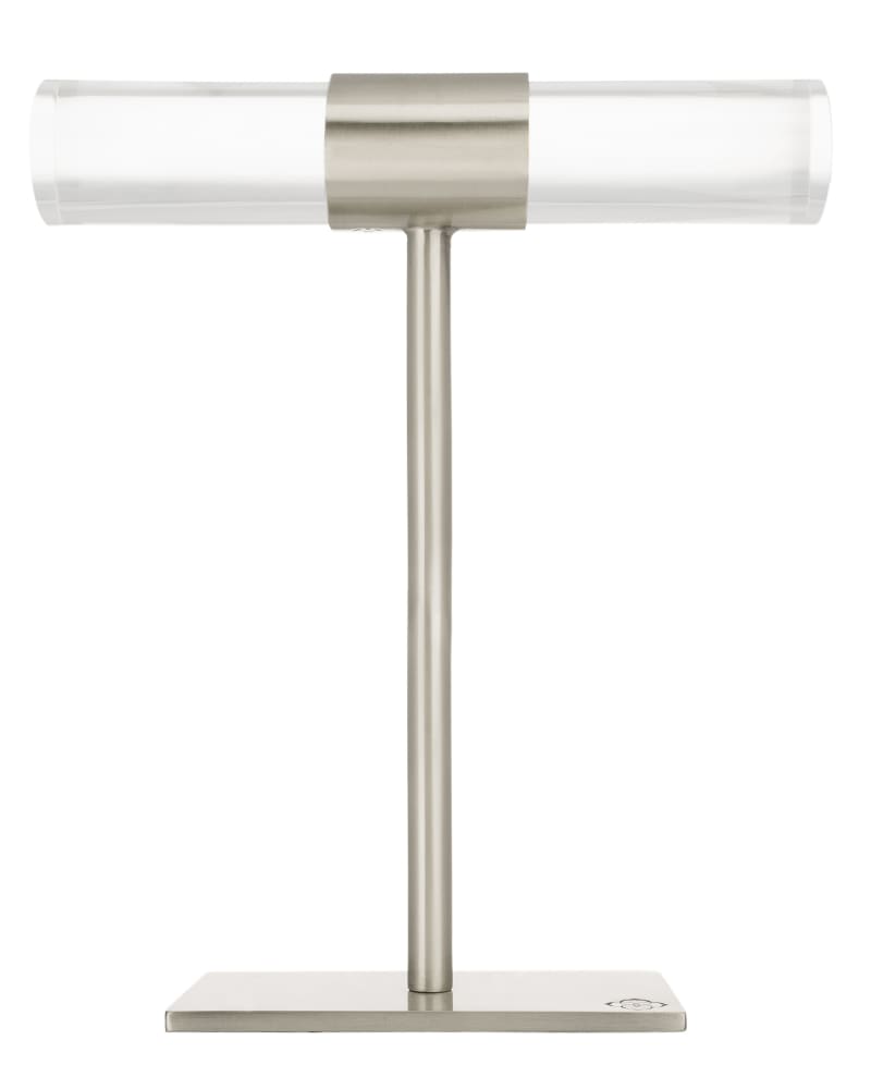  Large T-Bar Jewelry Stand In Antique Silver