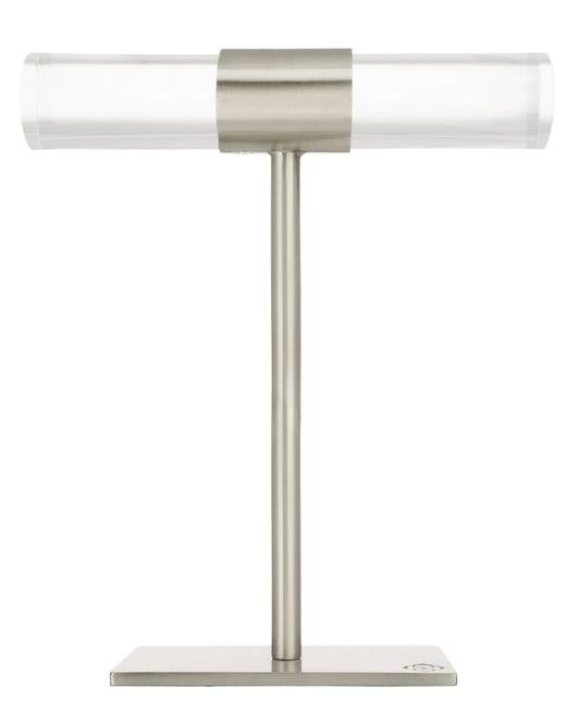 Large T-Bar Jewelry Stand In Antique Silver