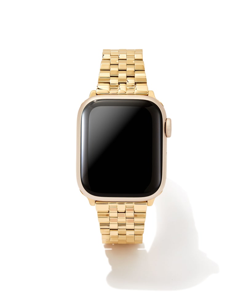  Alex 5 Link Watch Band In Gold Tone Stainless Steel