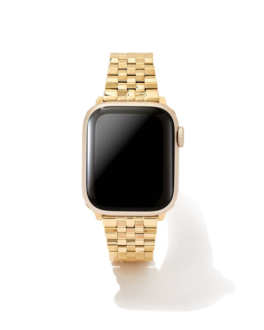  Alex 5 Link Watch Band In Gold Tone Stainless Steel