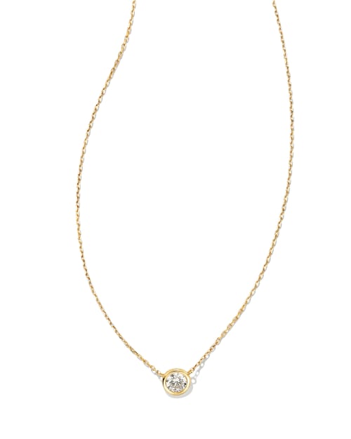  Audrey Pendant Necklace In White Diamond, .25ct