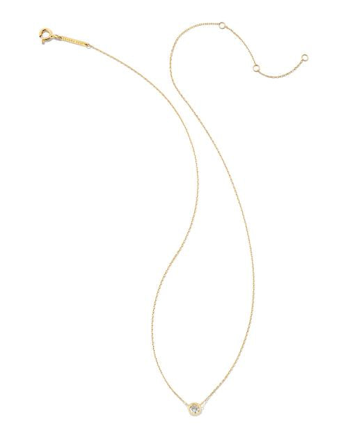  Audrey Pendant Necklace In White Diamond, .25ct