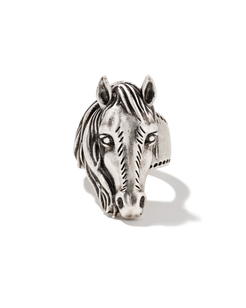  Beau Cocktail Ring In Vintage Silver