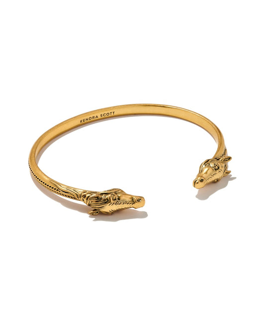  Beau Cuff Bracelet In Vintage Gold