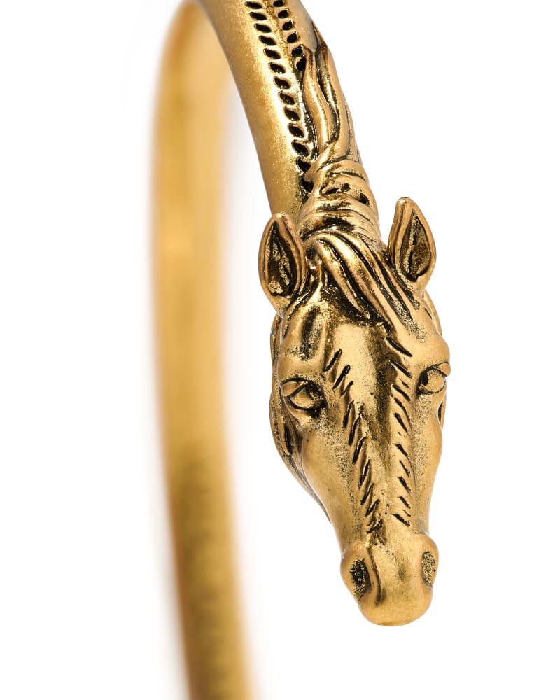  Beau Cuff Bracelet In Vintage Gold