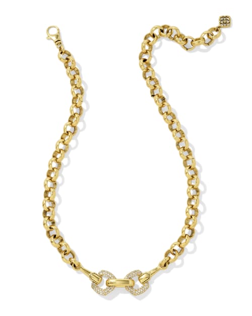  Beau Pave Statement Necklace