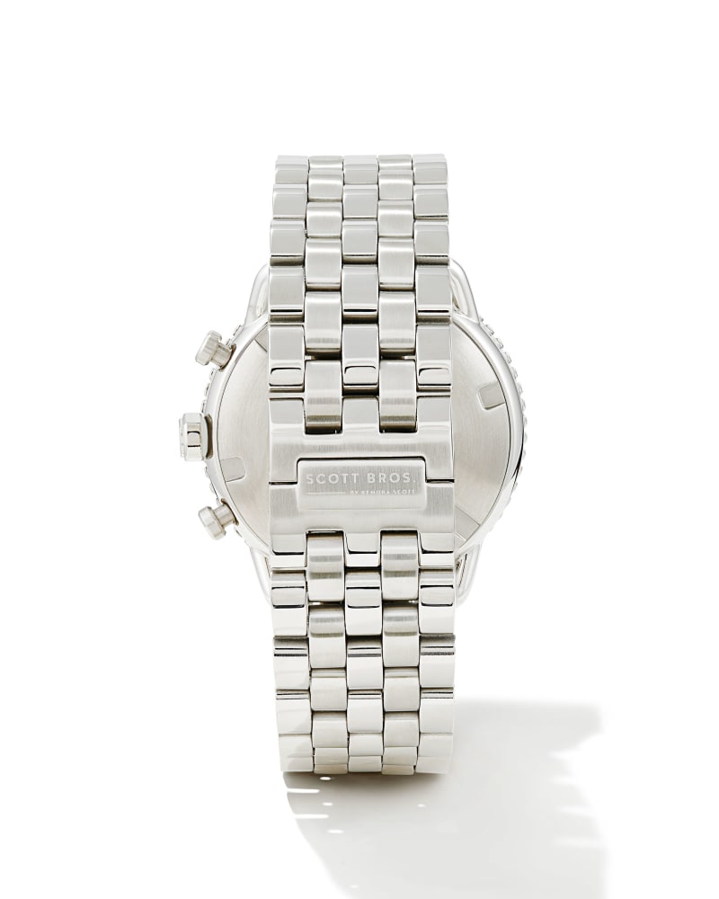  Beck Stainless Steel 44mm Chronograph Watch In Blue