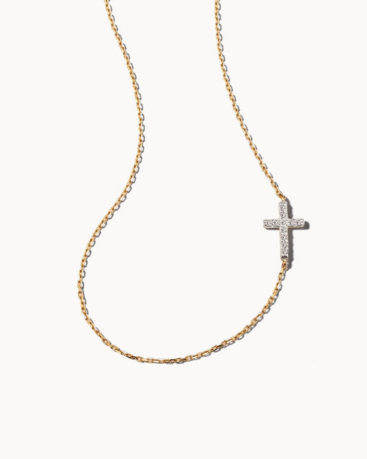  Cross Strand Necklace In 14k Yellow Gold