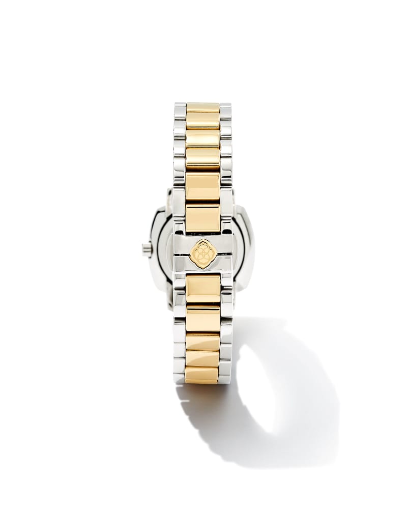  Dira Two Tone Stainless Steel 28mm Watch In Abalone
