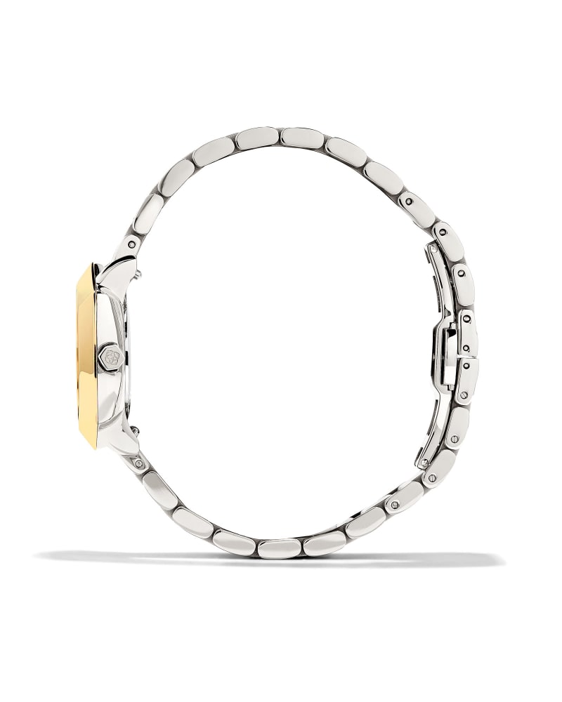  Dira Two Tone Stainless Steel 28mm Watch In Abalone