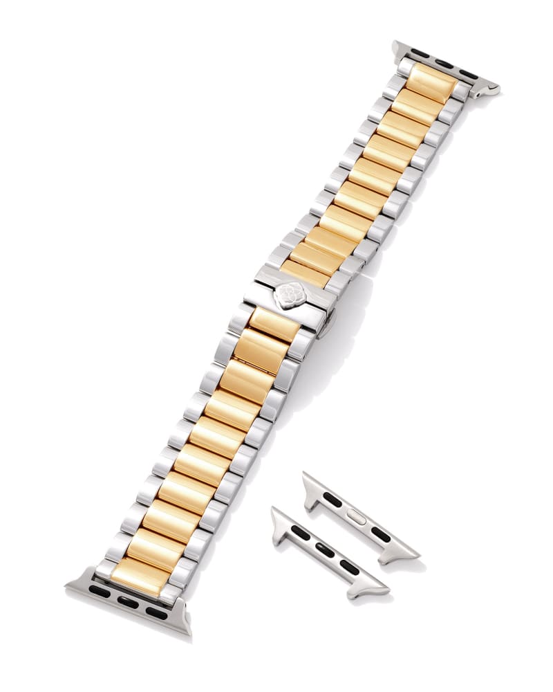  Dira 3 Link Watch Band In Two Tone Stainless Steel