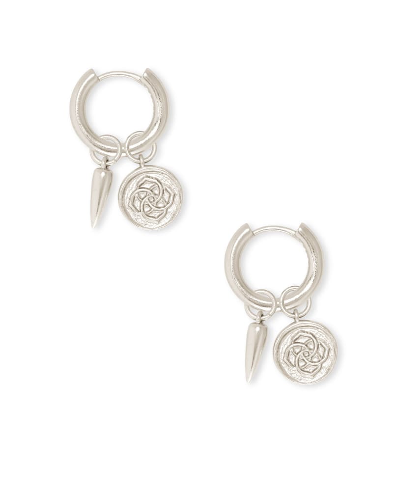  Dira Convertible Coin Huggies In Silver
