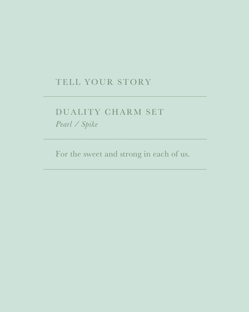  Duality Charm Set In Rose Gold