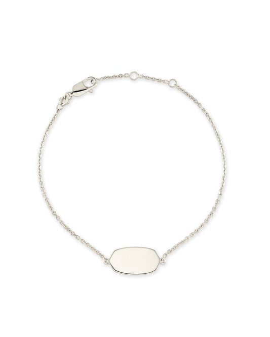  Elaina Delicate Chain Bracelet In Sterling Silver
