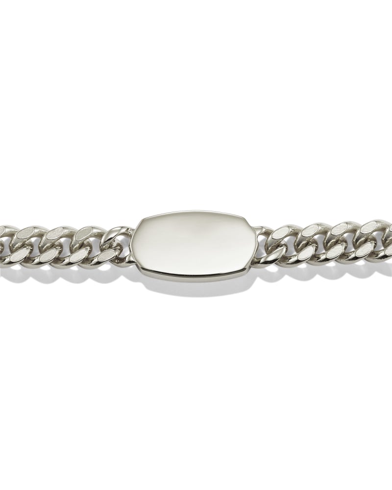  Elaina Curb Chain Bracelet In Sterling Silver