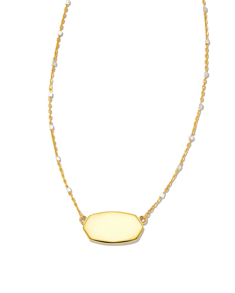 Elisa Metal Satellite Necklace In Mixed Metal