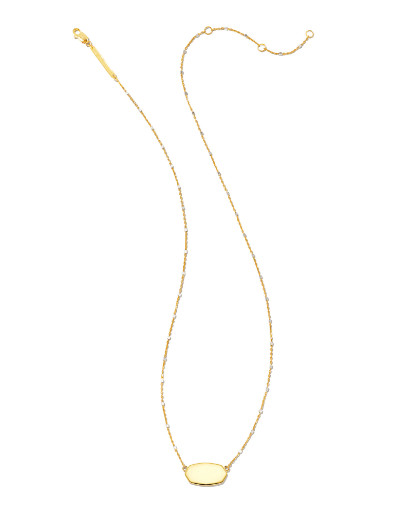  Elisa Metal Satellite Necklace In Mixed Metal