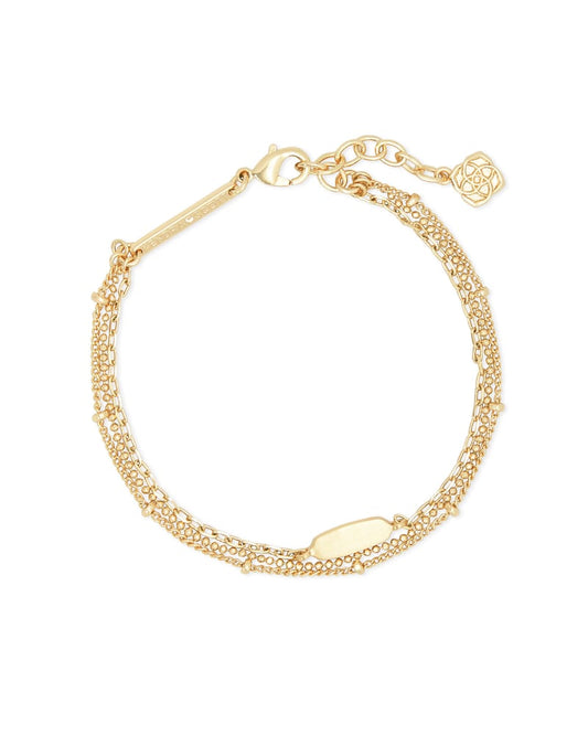  Fern Multi Strand Bracelet In Gold