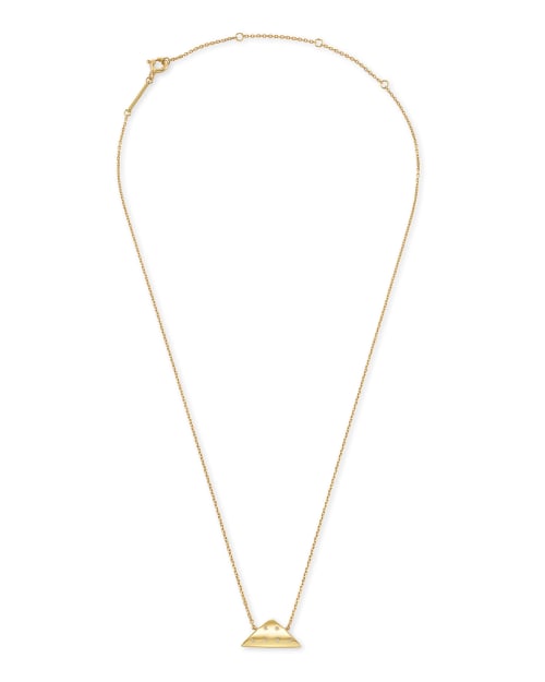  Folds Of Honor Pendant Necklace In White Diamond