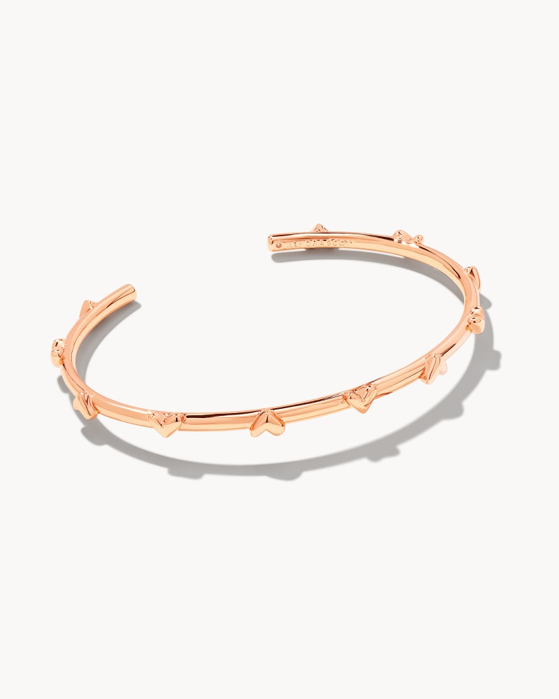  Haven Heart Cuff Bracelet In Rose Gold
