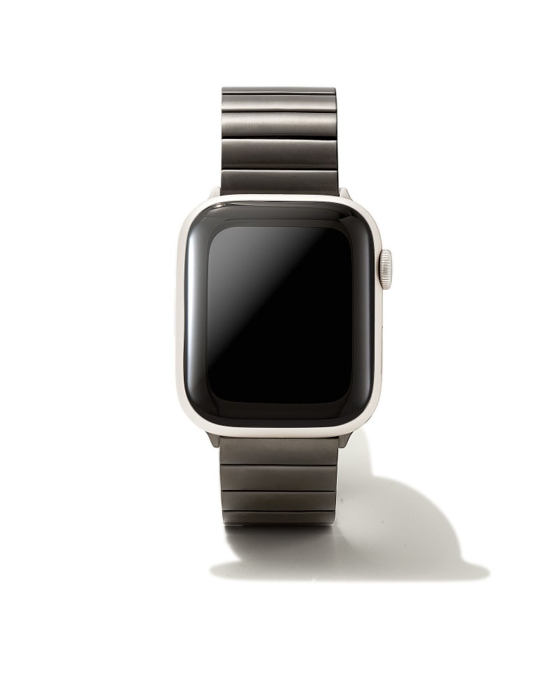  Hudson Watch Band In Gunmetal Stainless Steel