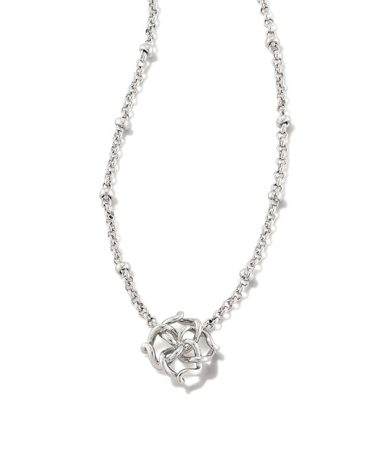  Kelly Short Pendant Necklace In Silver