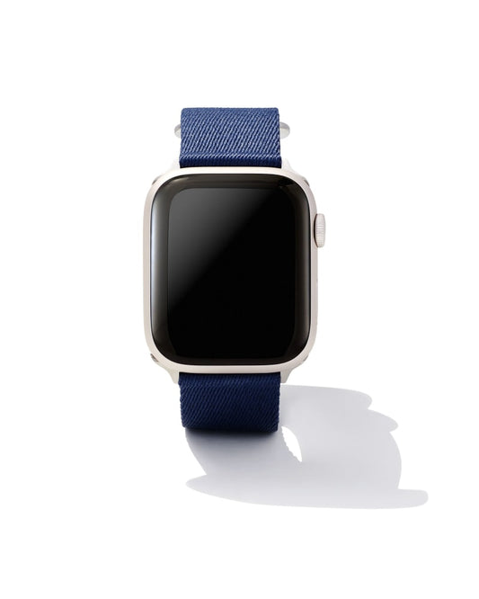  Kenneth Nylon Watch Band In Navy