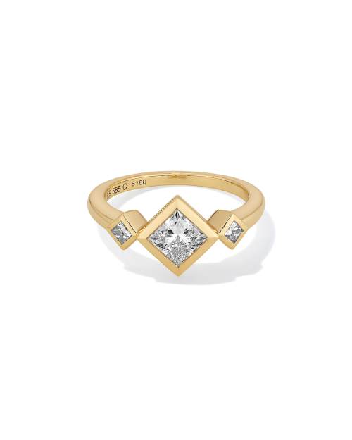  0.85 Ct Lab Grown Diamond Michelle Band Ring