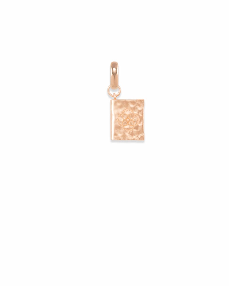  Literacy Charm In Rose Gold