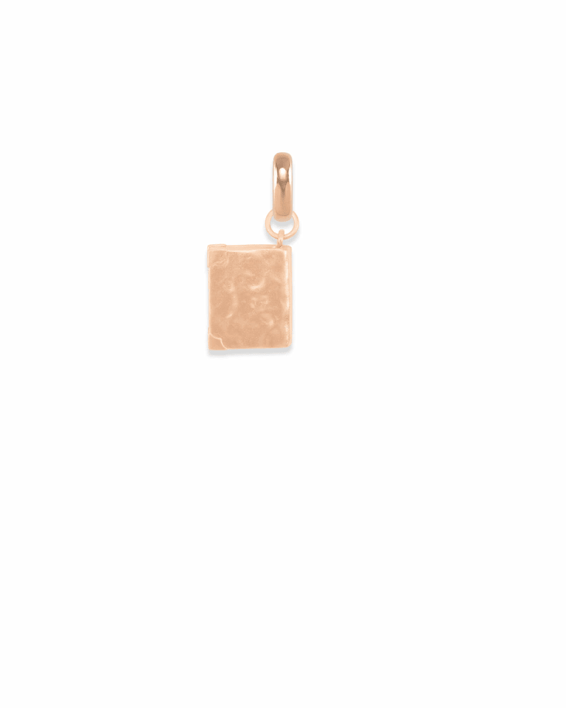  Literacy Charm In Rose Gold