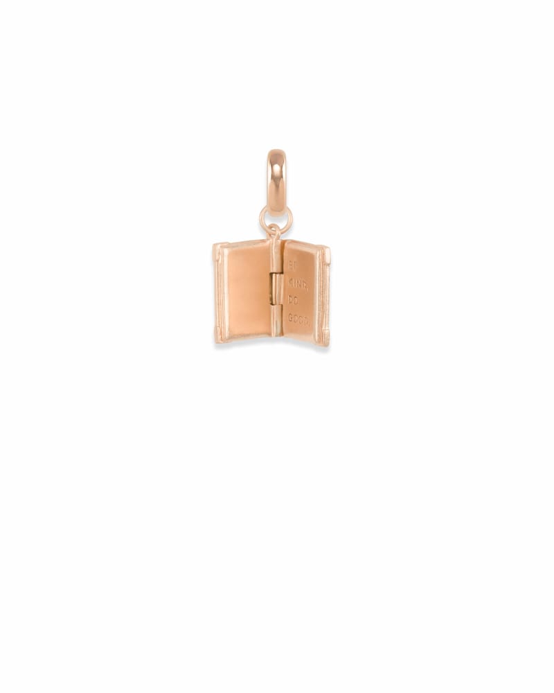  Literacy Charm In Rose Gold