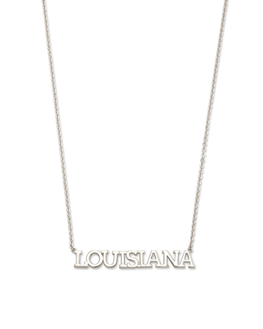  Louisiana Pendant Necklace In Sterling Silver