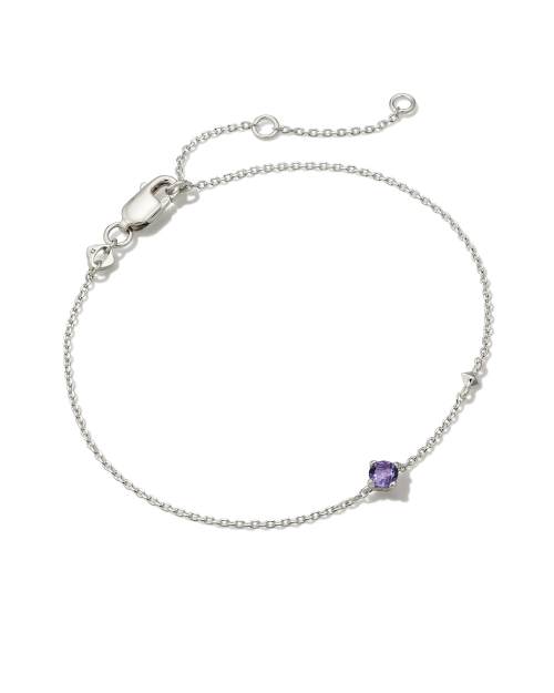  Maisie Sterling Silver Delicate Chain Bracelet