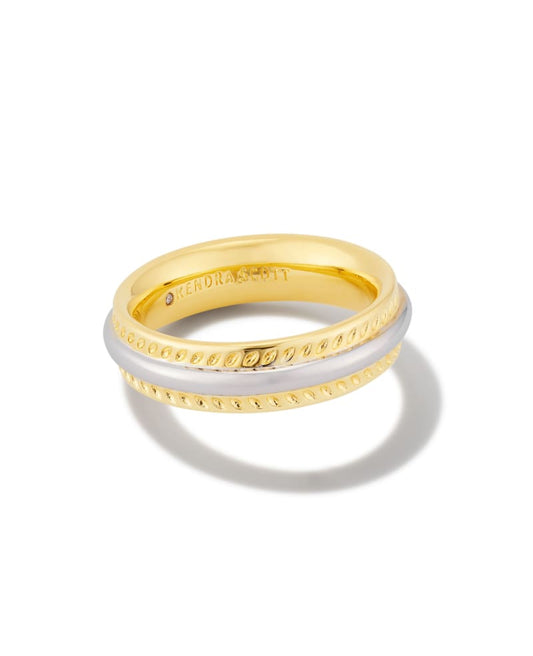  Merritt Band Ring In Mixed Metal