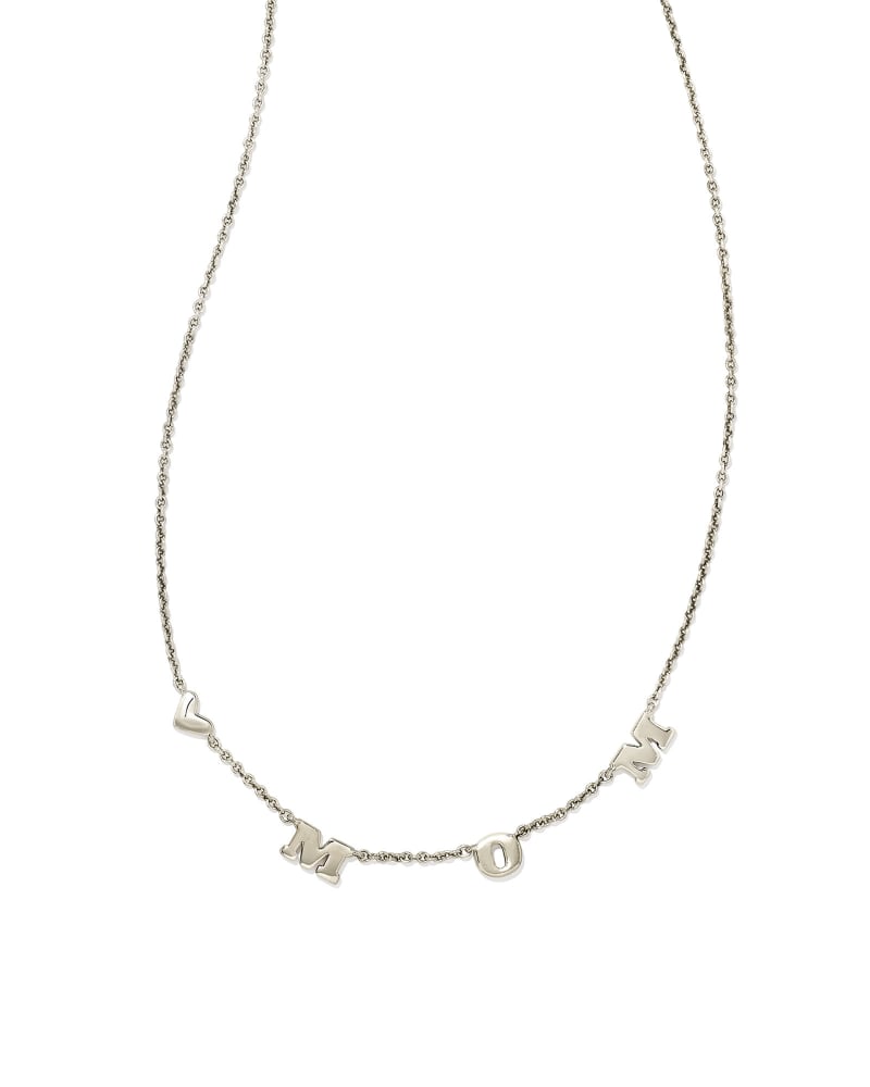  Mom Strand Necklace In Silver