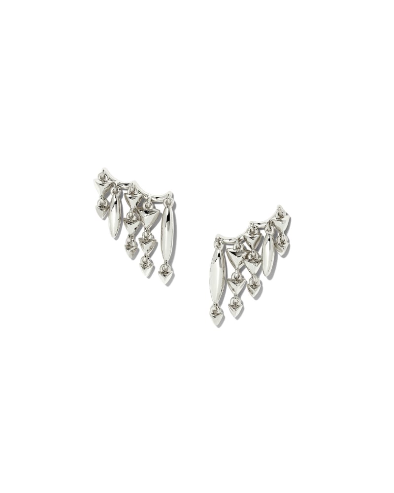  Quinn Ear Climber Earrings In Silver