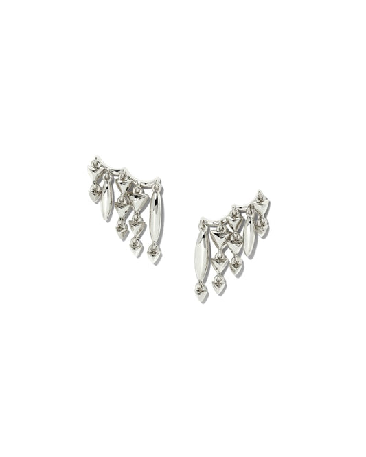  Quinn Ear Climber Earrings In Silver