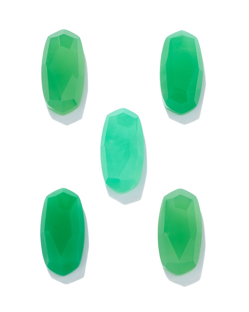  Sage 18k Gold Vermeil Statement Ring In Chrysoprase