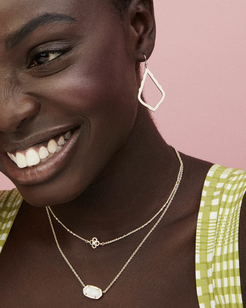  Sophia Drop Earrings In Rose Gold