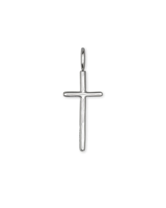  Cross Charm In Sterling Silver