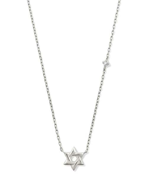  Tiny Star Of David Pendant Necklace