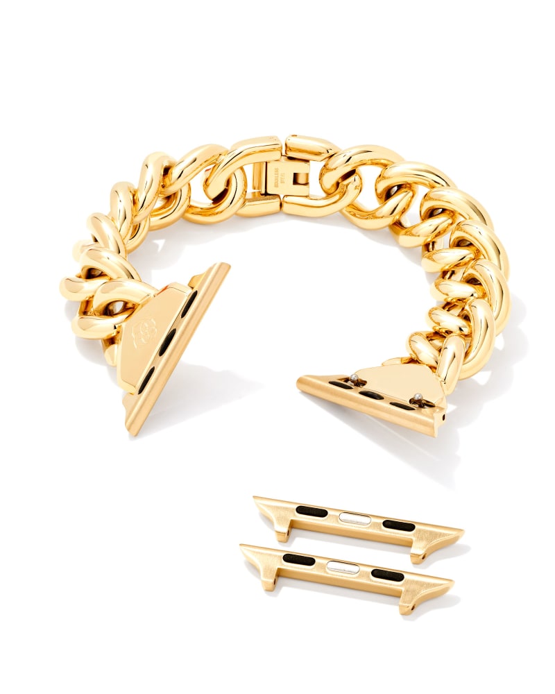  Whitley Chain Watch Band In Gold Tone Stainless Steel