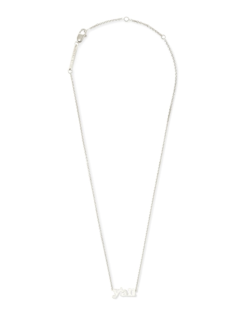  Y'all Pendant Necklace In Sterling Silver